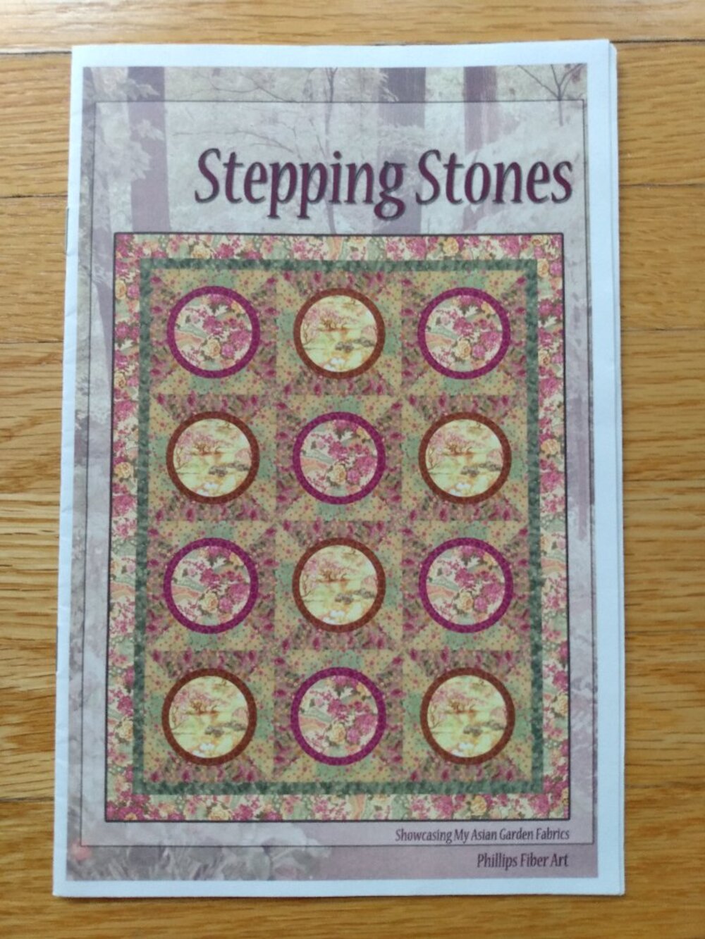 Stepping Stones Quilt Sewing Pattern 58" by 74" Circular Motifs